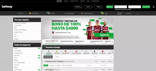 Betway mx homepage