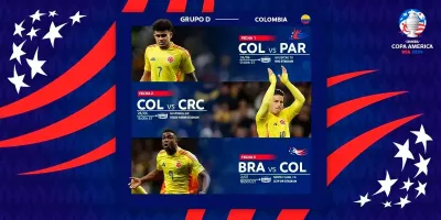 copa america cuando juega colombia