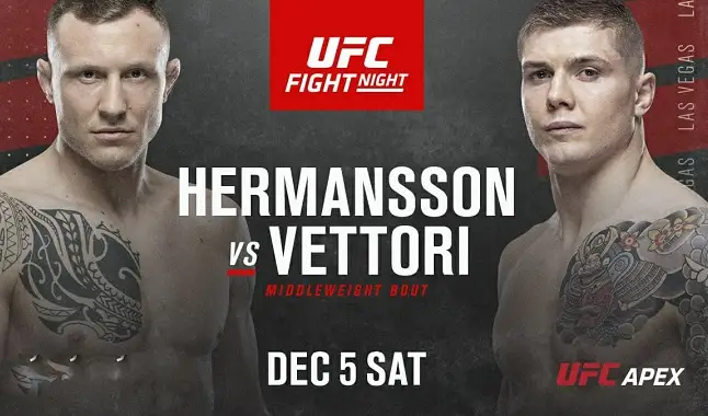 Todo sobre la lucha entre Jack Hermansson vs Marvin Vettori