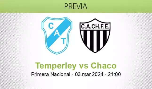 Pron stico Temperley Chaco For Ever